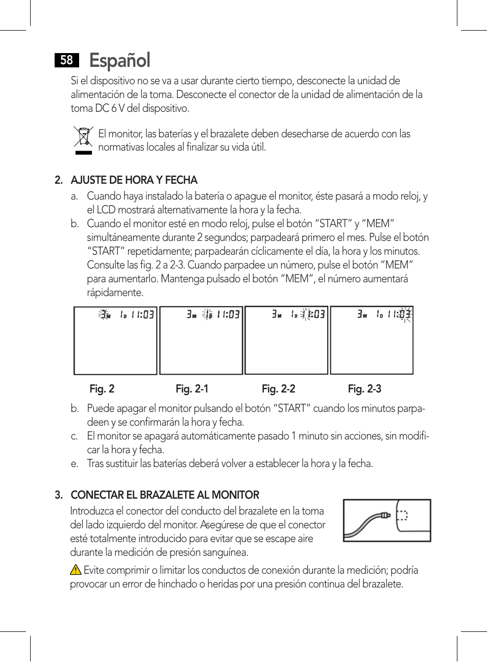 Español | AEG BMG 5612 User Manual | Page 58 / 166