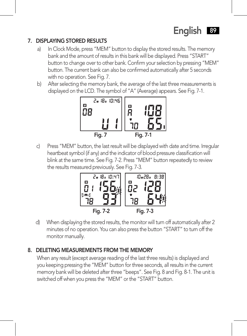 English | AEG BMG 5612 User Manual | Page 89 / 166