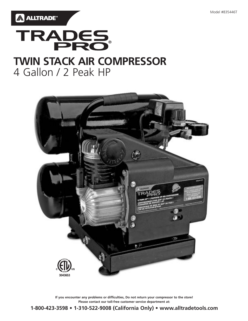 AllTrade 835446 User Manual | 21 pages