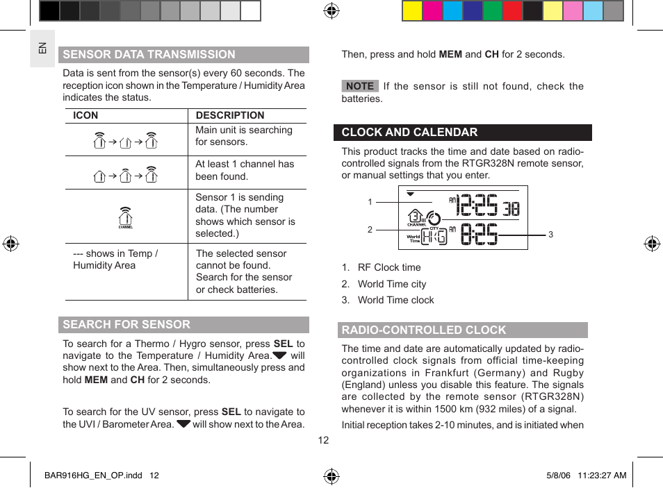 AllTrade BAR916HG User Manual | Page 12 / 29