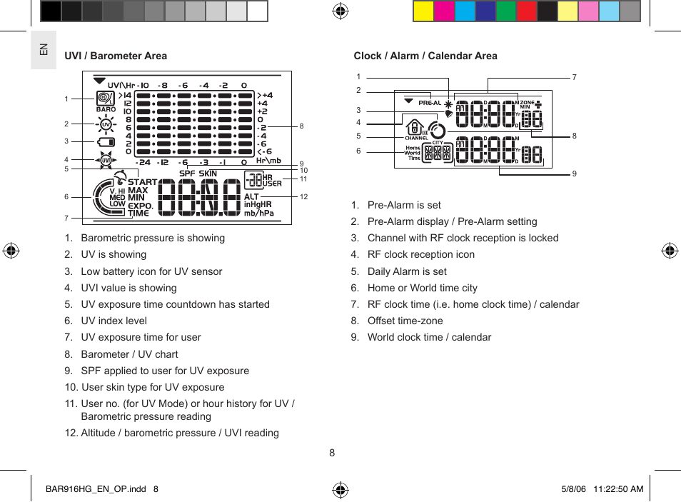 AllTrade BAR916HG User Manual | Page 8 / 29