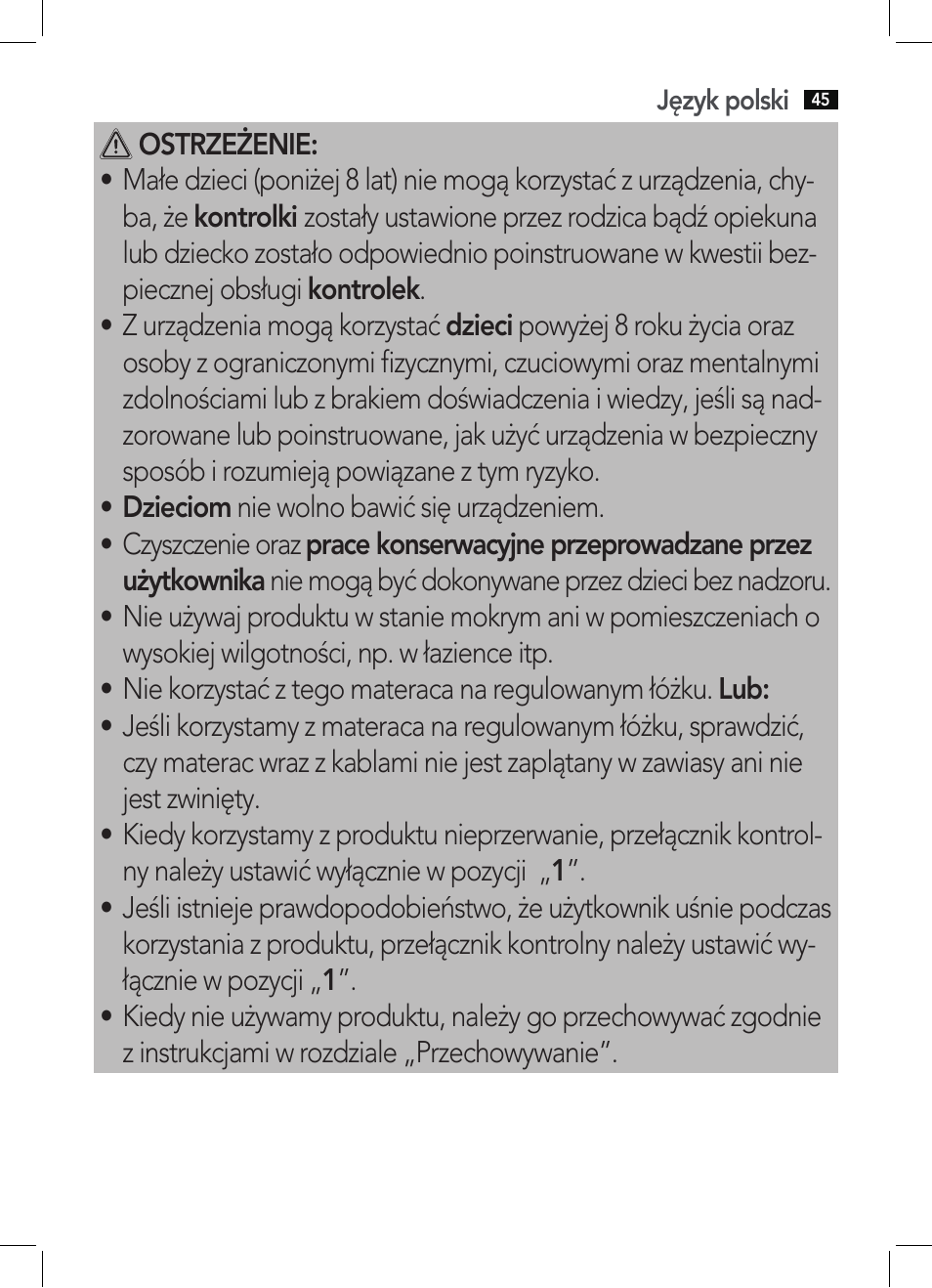 AEG WUB 5511 User Manual | Page 45 / 66