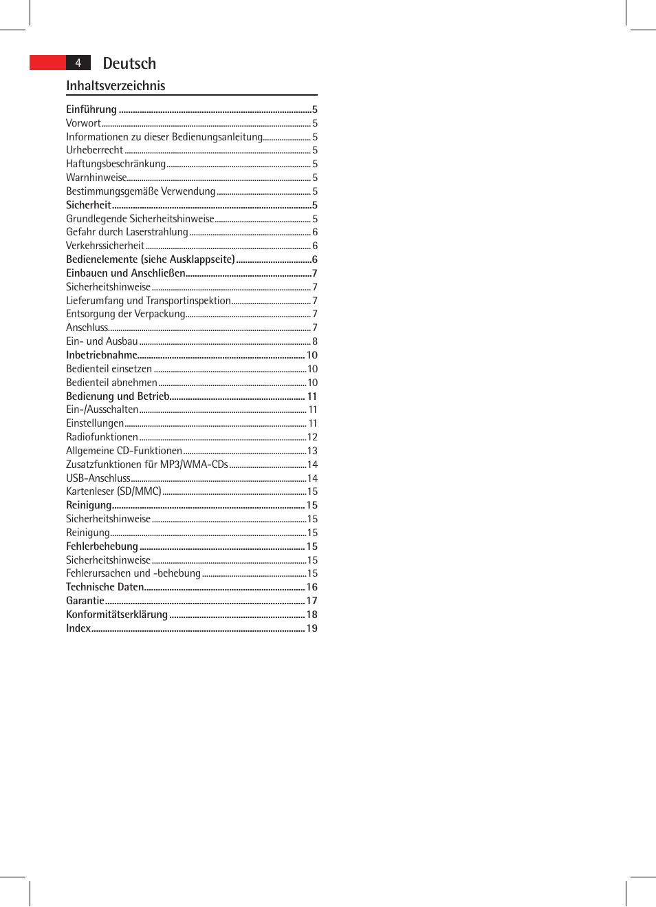 AEG AR 4020 User Manual | Page 4 / 90