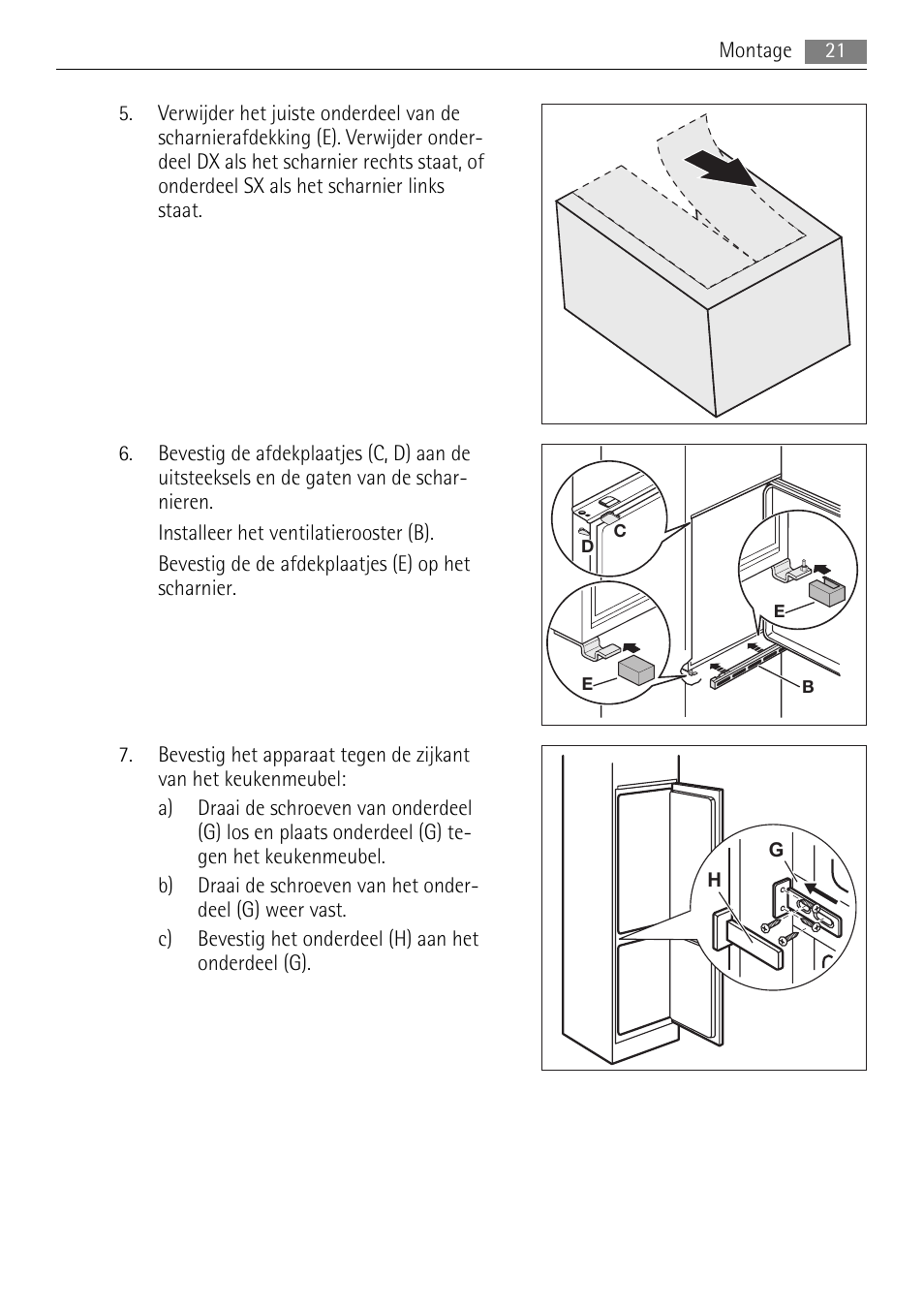 AEG SCN91800C1 User Manual | Page 21 / 100