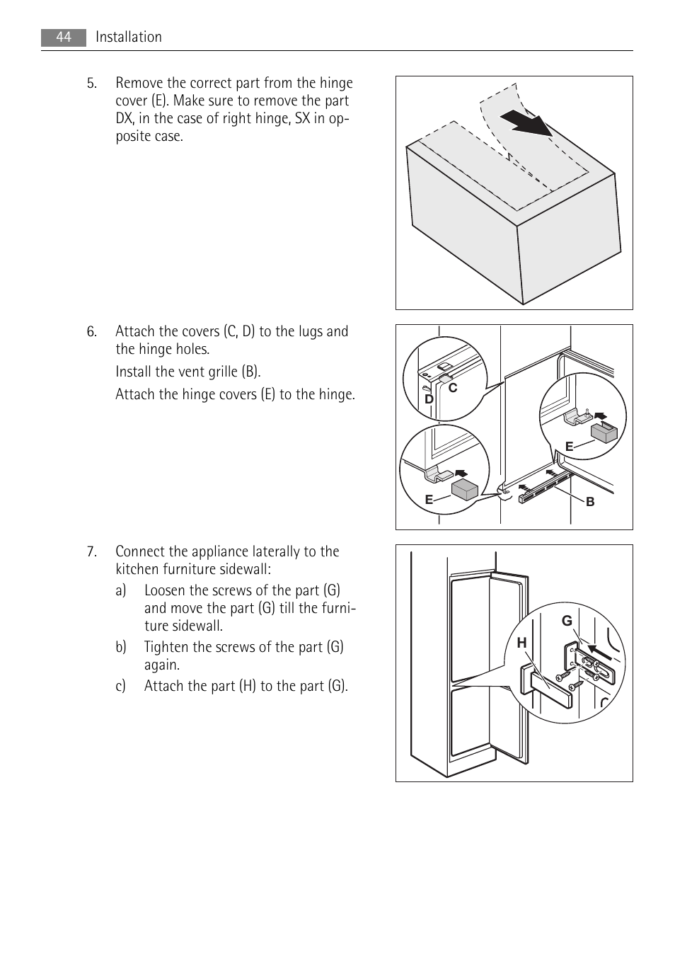 AEG SCN91800C1 User Manual | Page 44 / 100