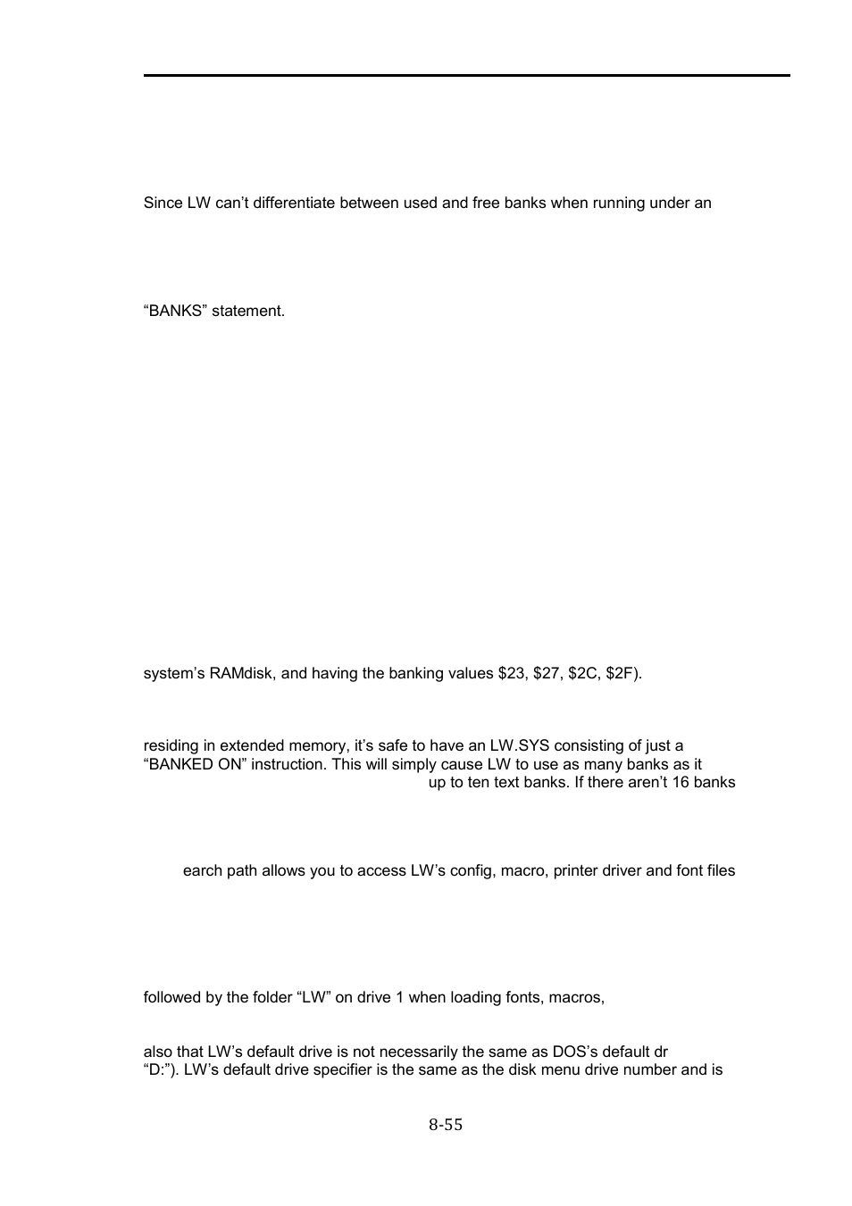 The search path, The search path -55, The last word 3.0 reference manual | Atari XL User Manual | Page 55 / 77