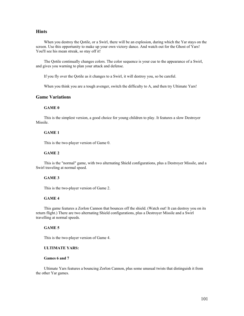 Atari FLASHBACK2 CX-2600 User Manual | Page 101 / 110