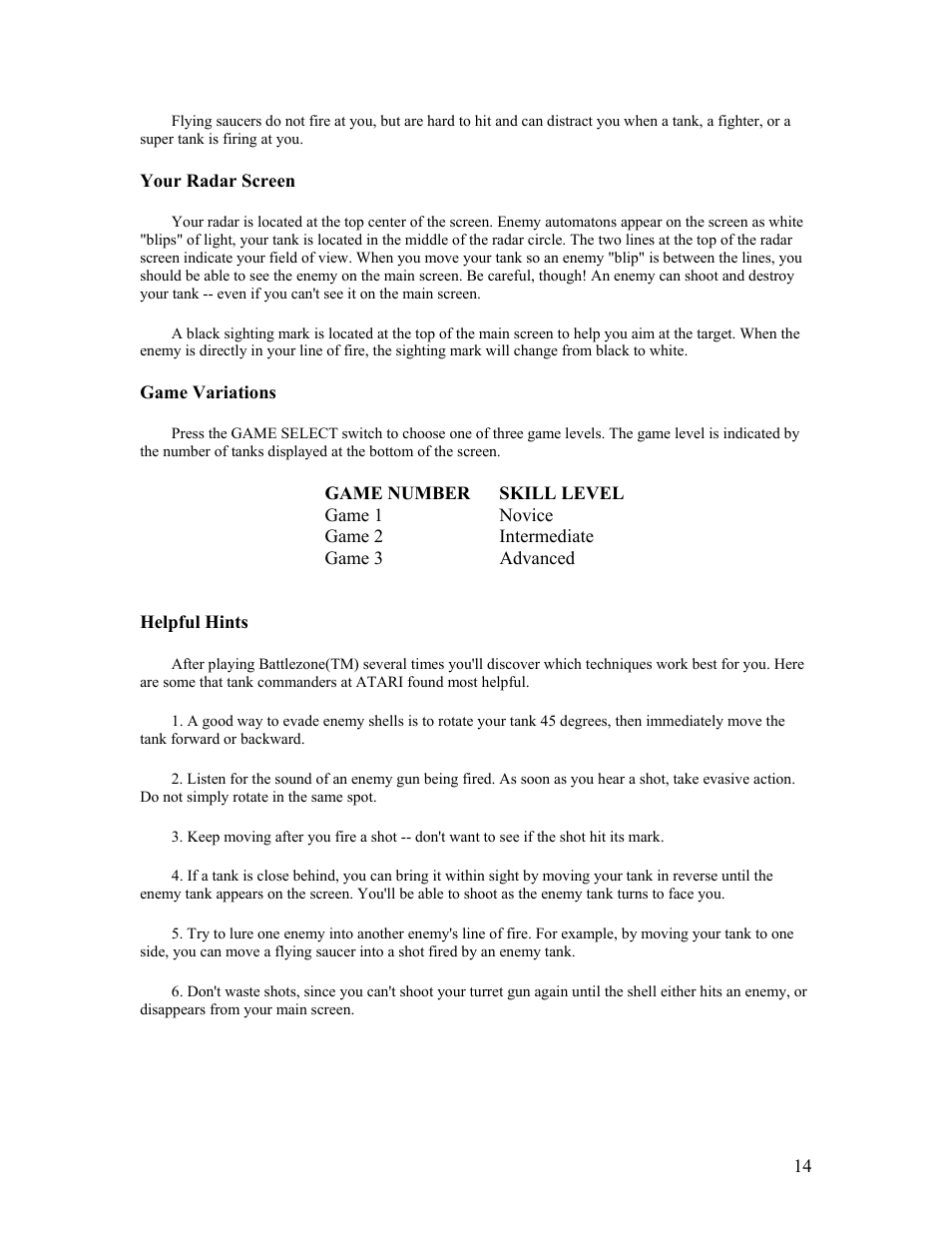 Atari FLASHBACK2 CX-2600 User Manual | Page 14 / 110