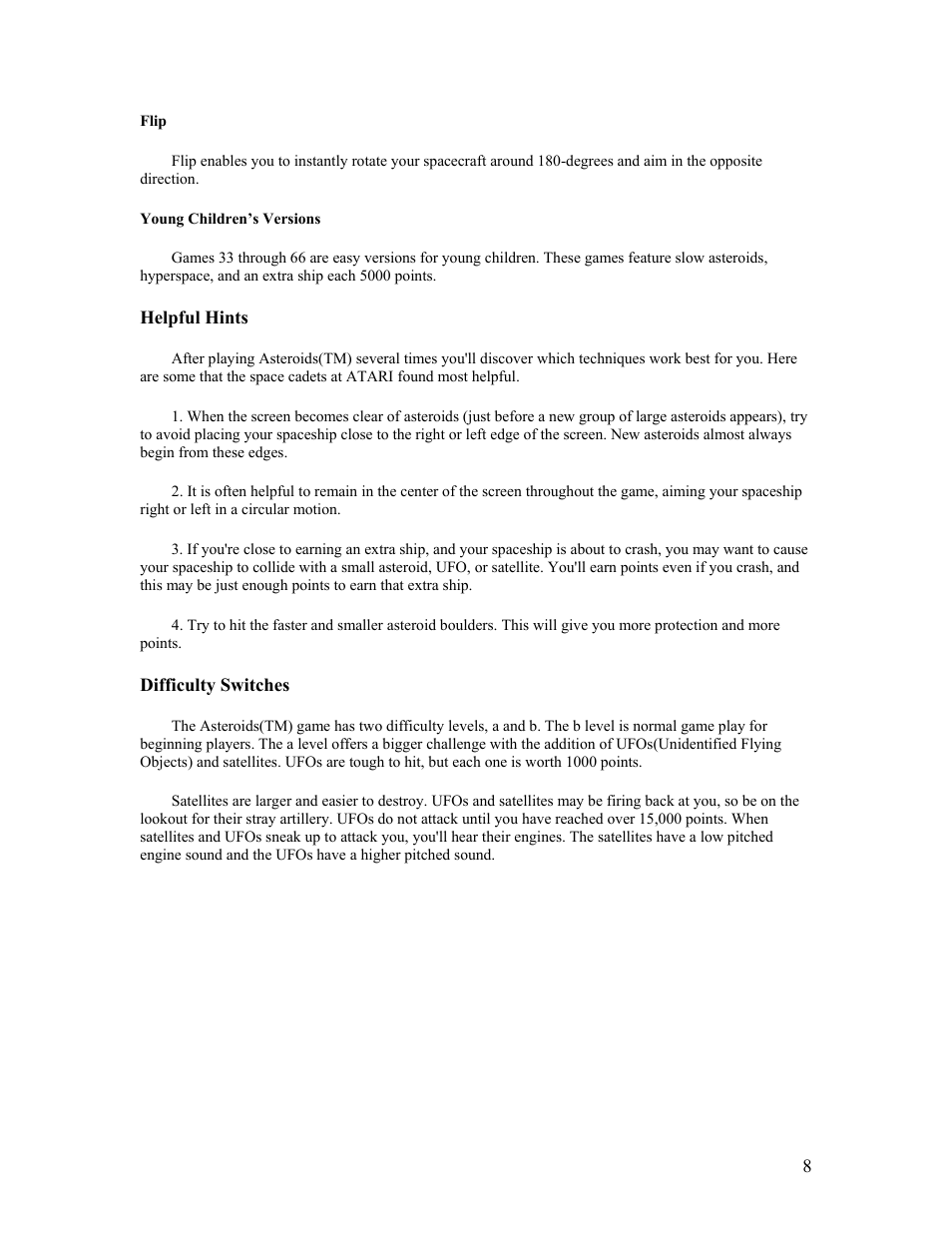 Atari FLASHBACK2 CX-2600 User Manual | Page 8 / 110