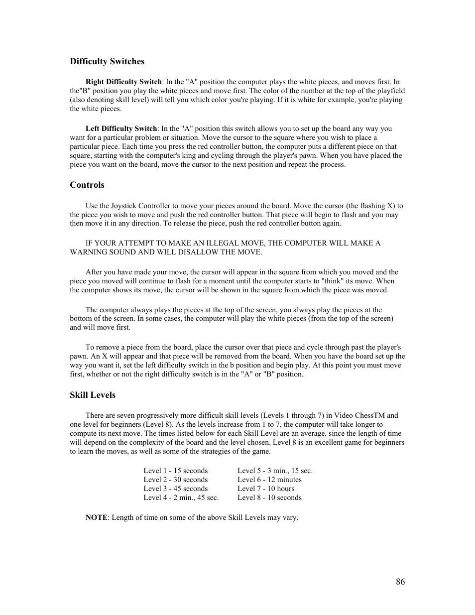 Atari FLASHBACK2 CX-2600 User Manual | Page 86 / 110