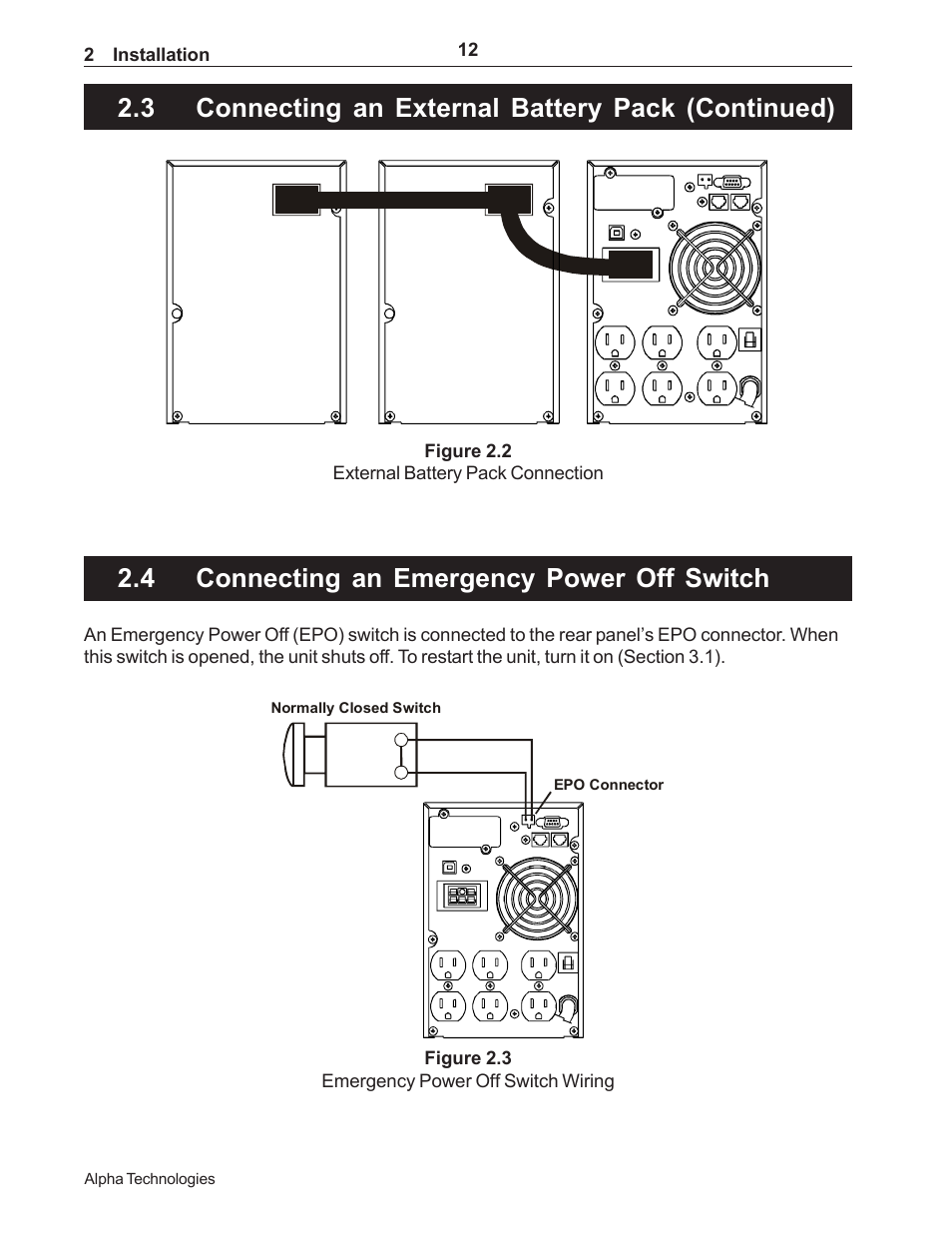 Alpha Technologies 1000 Series User Manual | Page 18 / 30