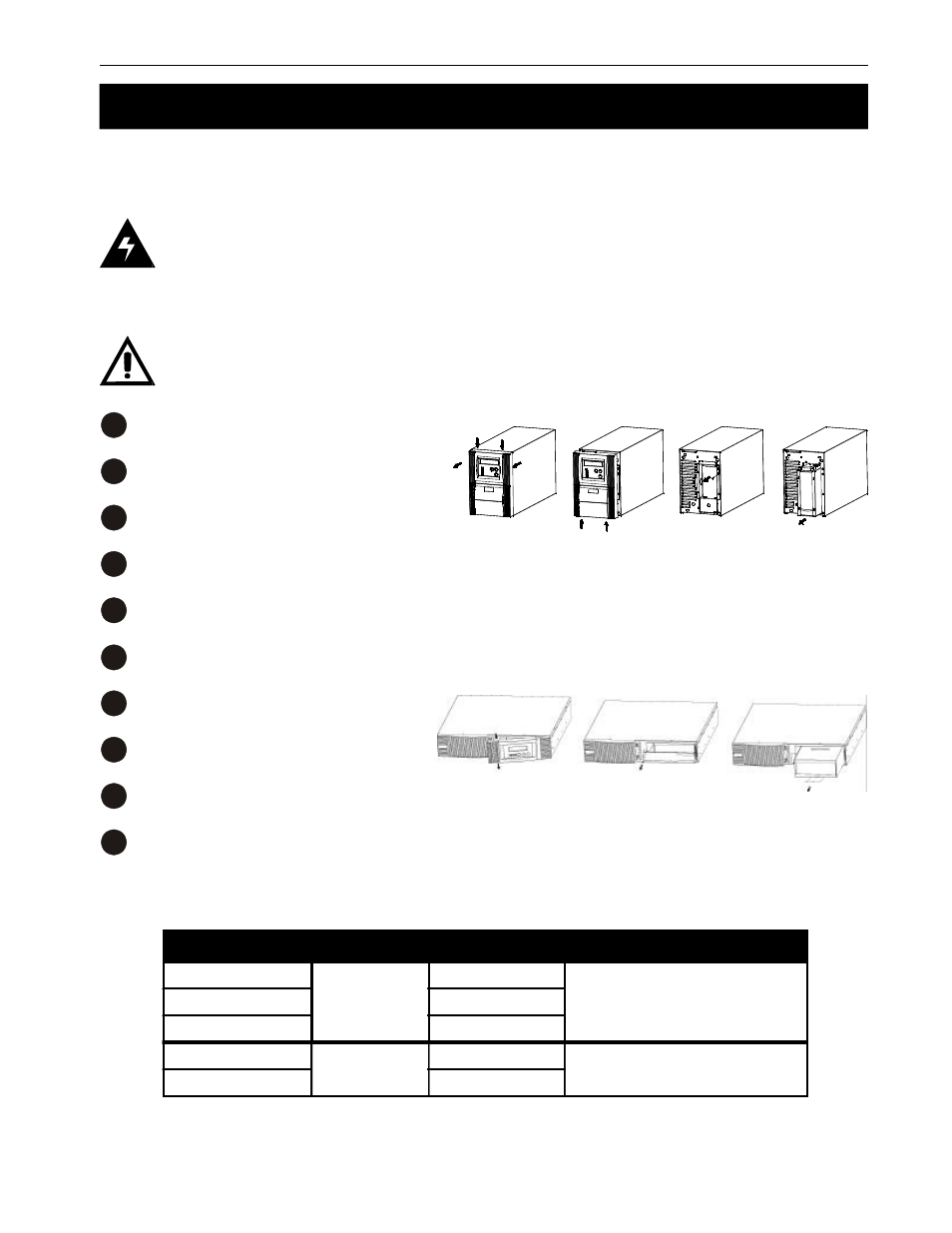 6 battery replacement, Procedure, Battery replacement finished | Alpha Technologies 1000 Series User Manual | Page 27 / 30
