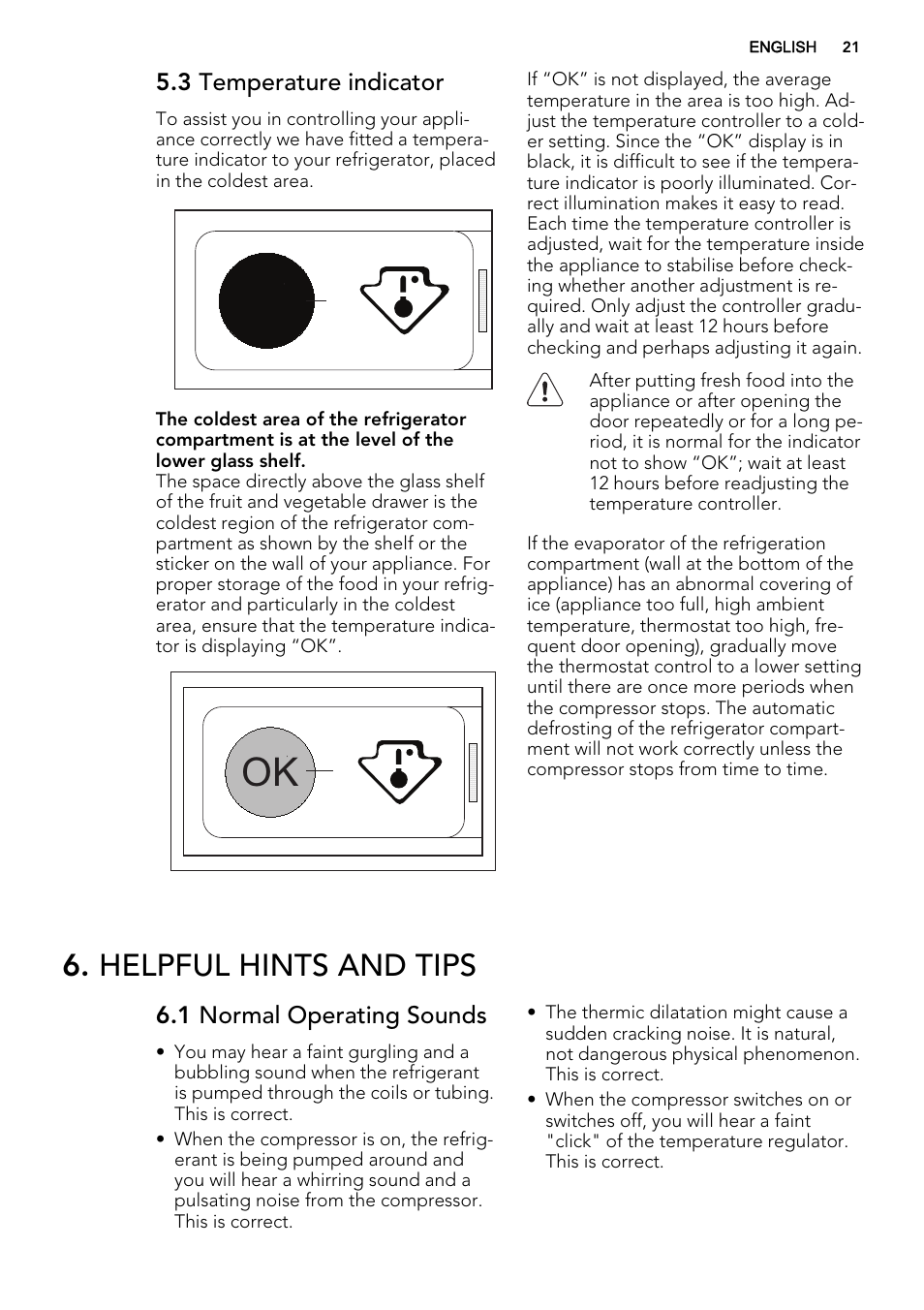 Helpful hints and tips | AEG SKS58800S1 User Manual | Page 21 / 72