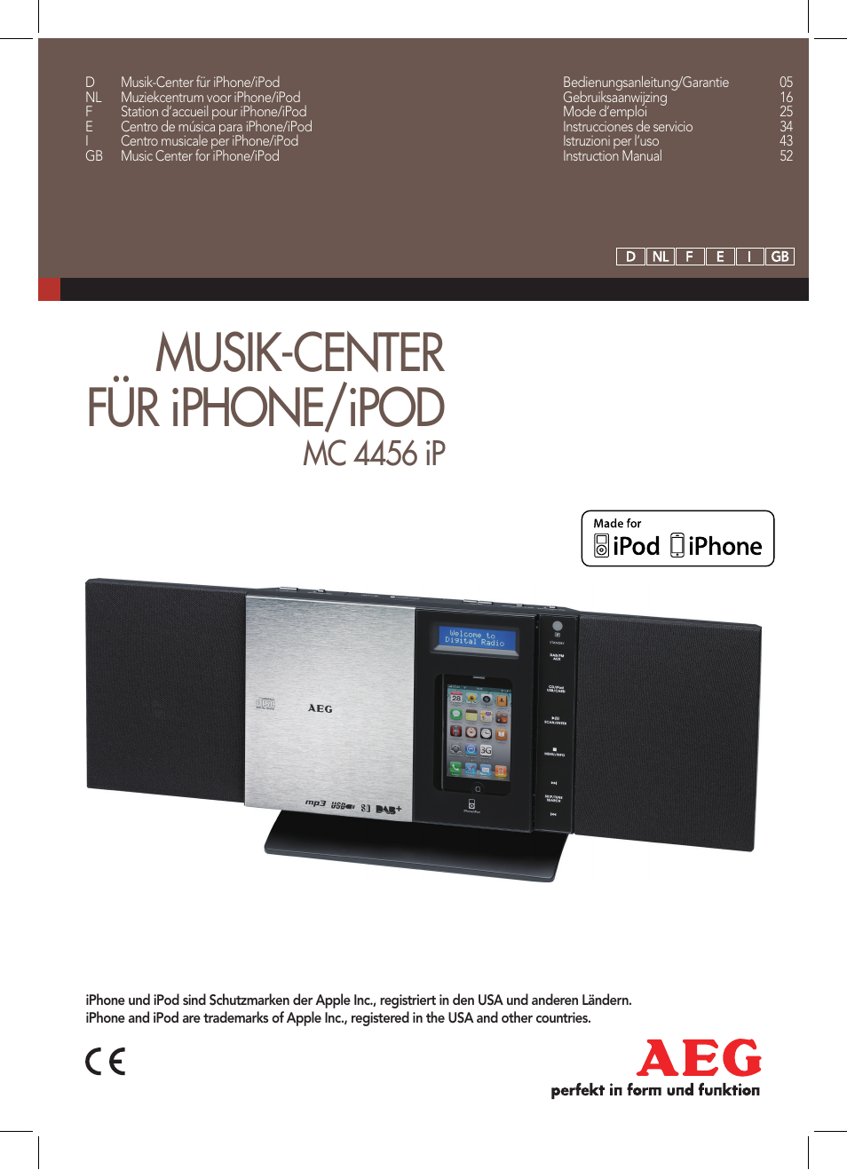 AEG MC 4456 iP User Manual | 62 pages