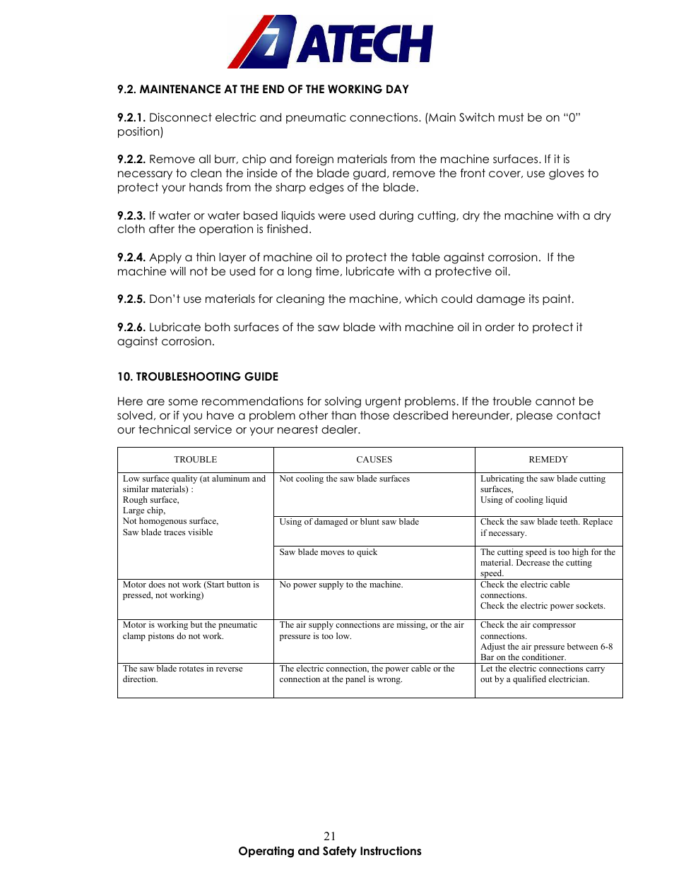 Atech Tech SKAT-02 P User Manual | Page 21 / 22