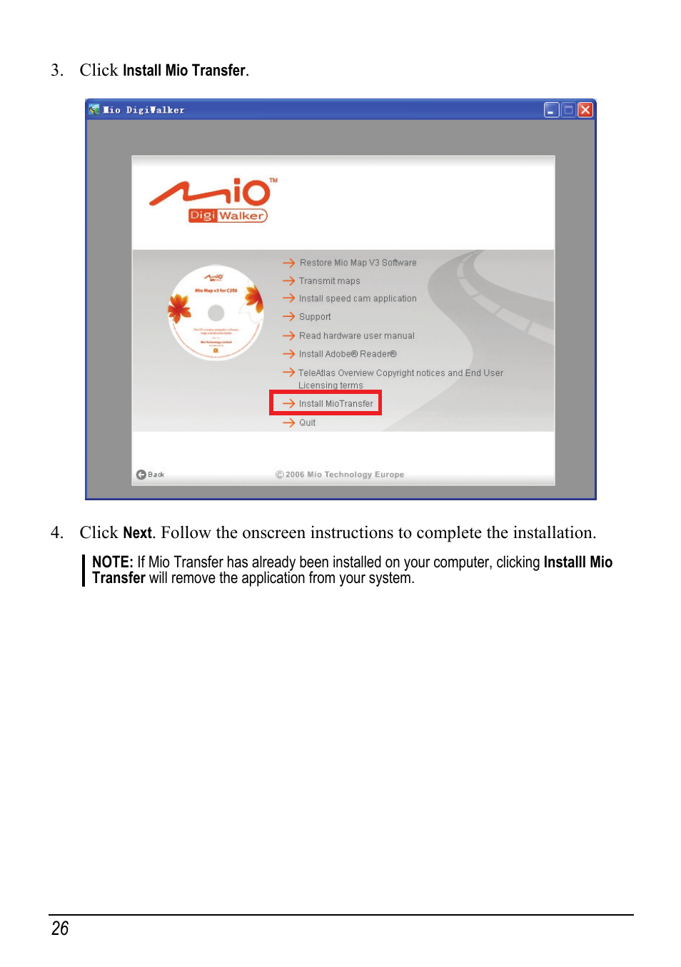 Atech Tech Atech Mio C250 User Manual | Page 32 / 43