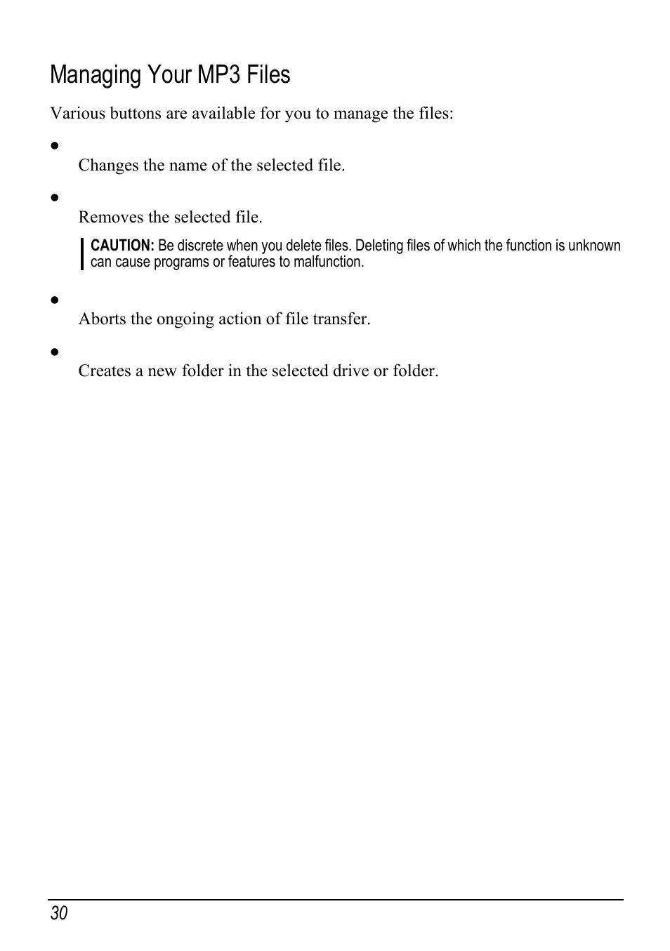 Managing your mp3 files | Atech Tech Atech Mio C250 User Manual | Page 36 / 43