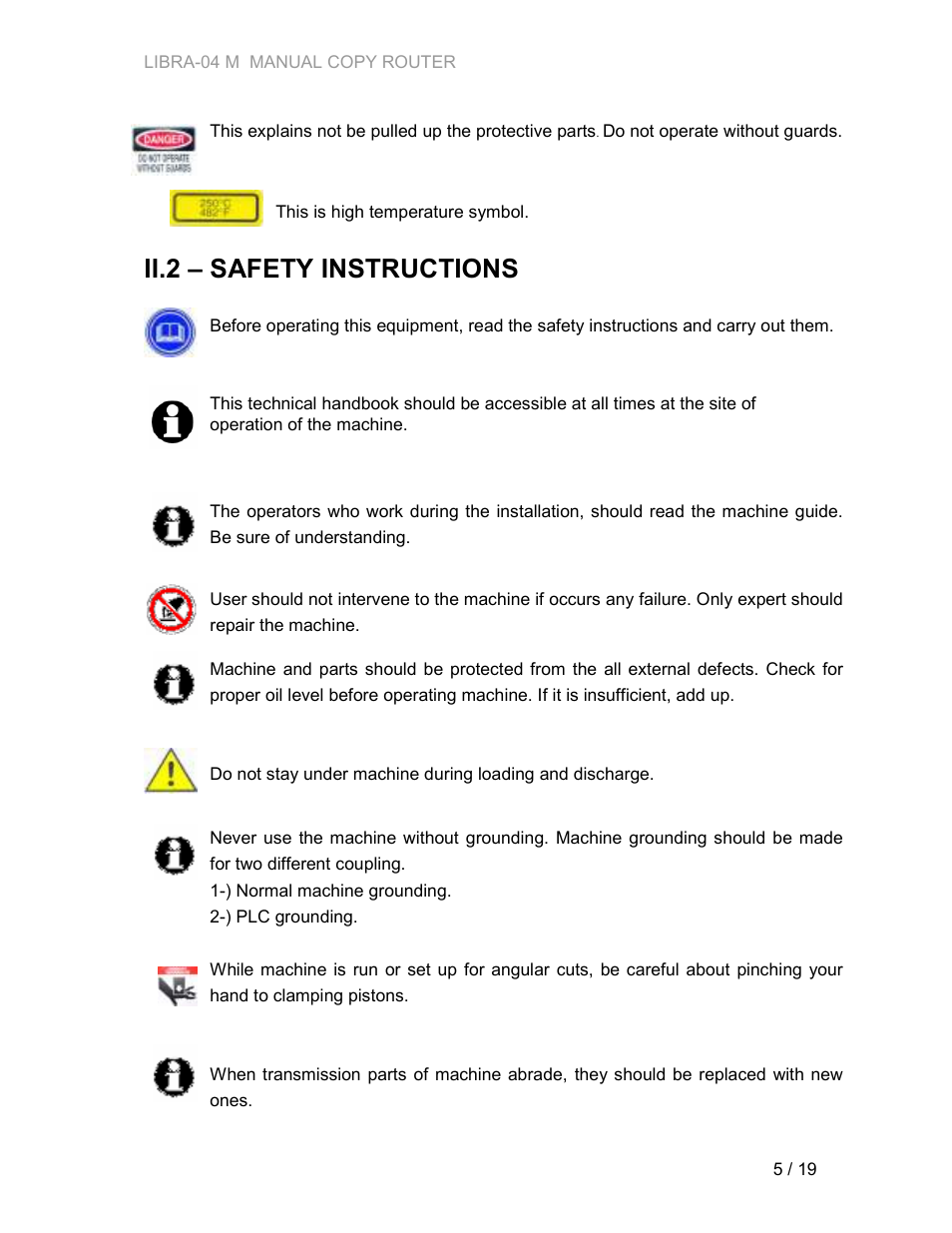 Ii.2 – safety instructions | Atech Tech LIBRA-04 M User Manual | Page 5 / 19