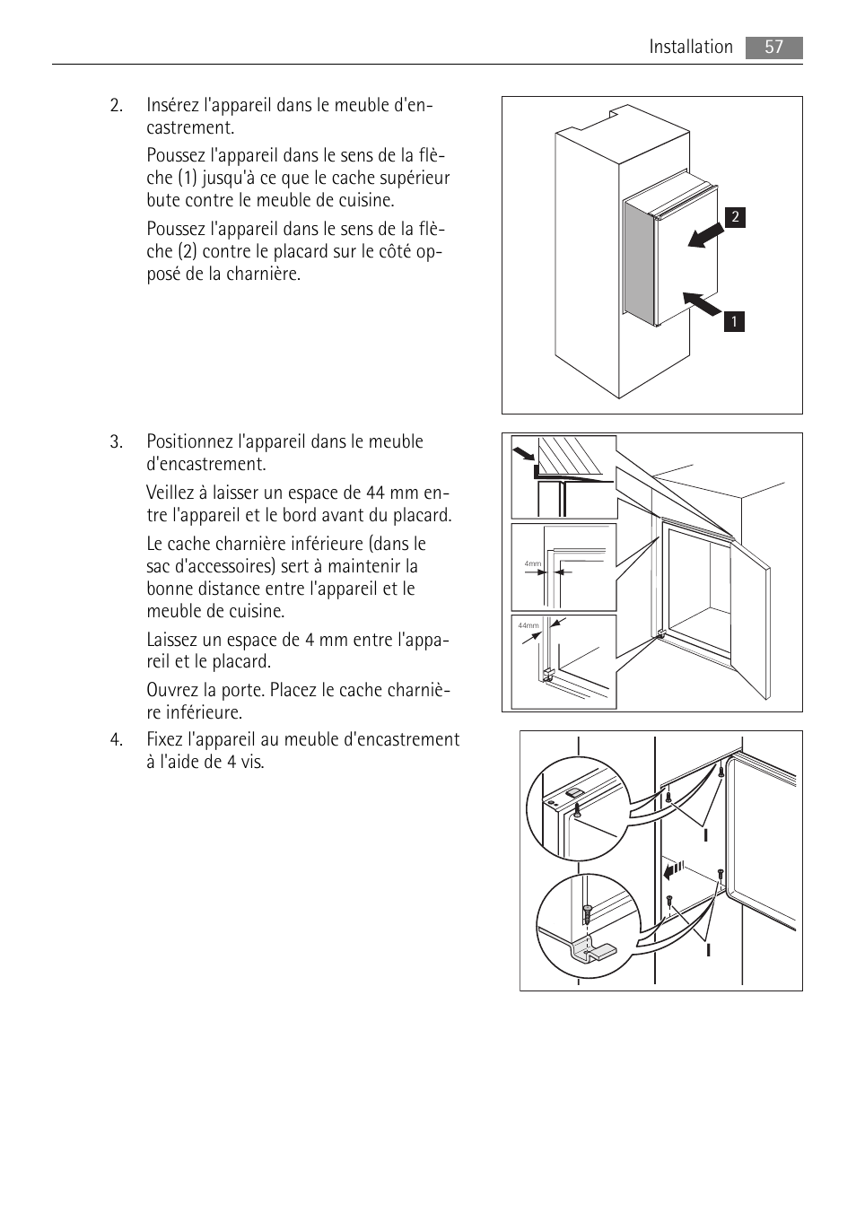 AEG SKS51200F0 User Manual | Page 57 / 104