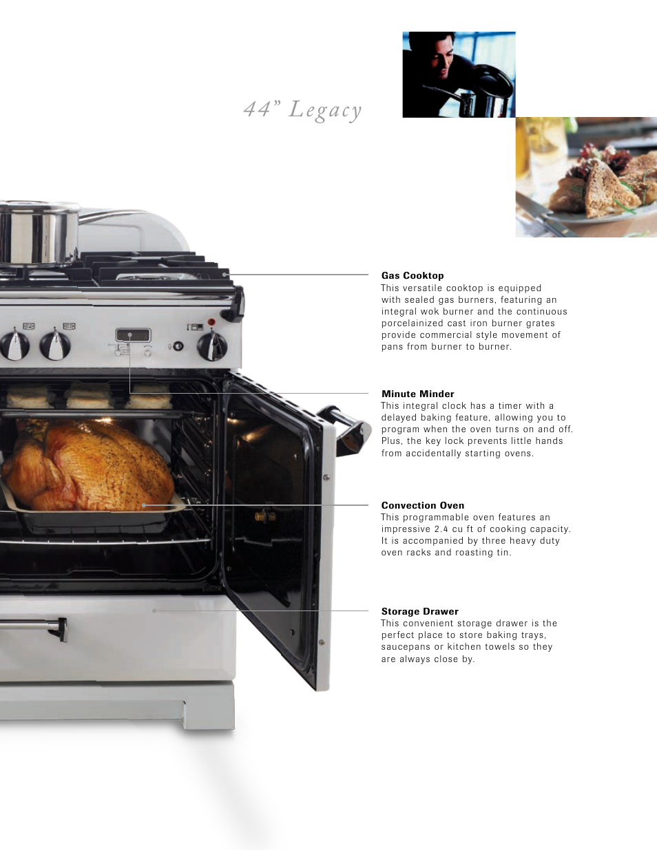 44” legacy | Aga Ranges Legacy 1200 CFM User Manual | Page 13 / 22