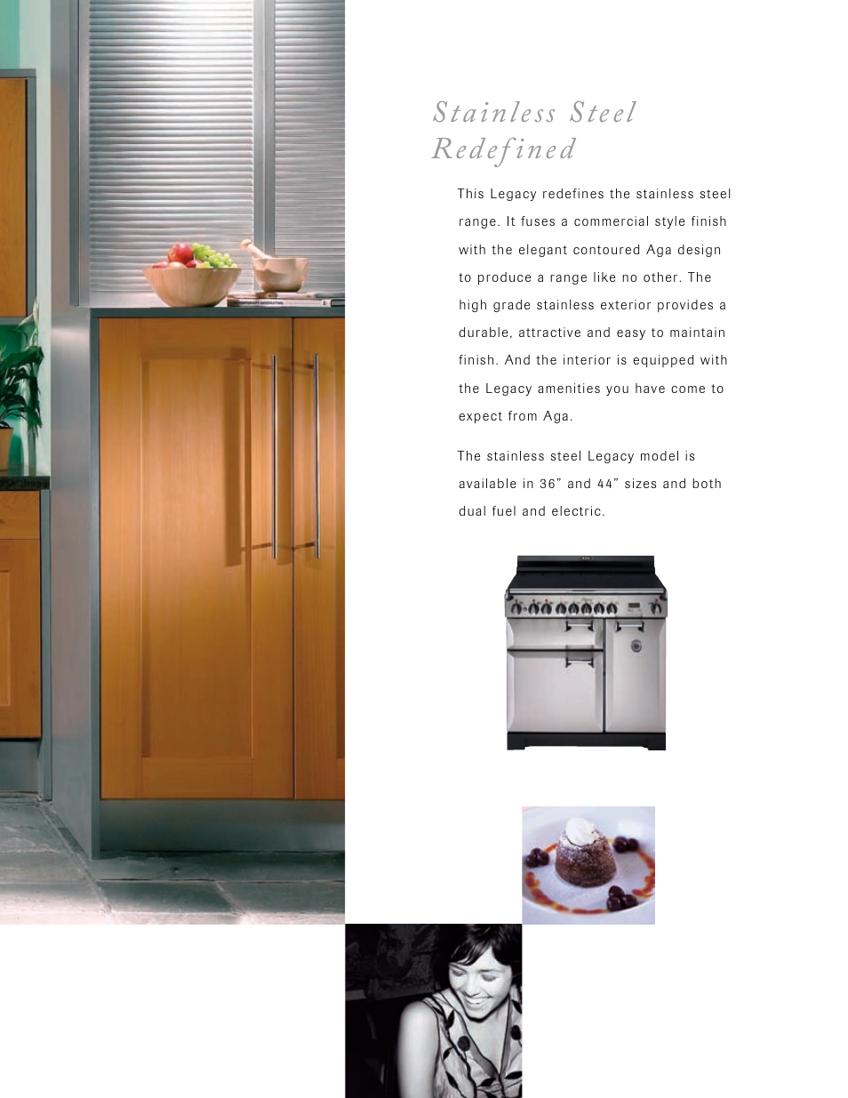Stainless steel redef ined | Aga Ranges Legacy 1200 CFM User Manual | Page 5 / 22