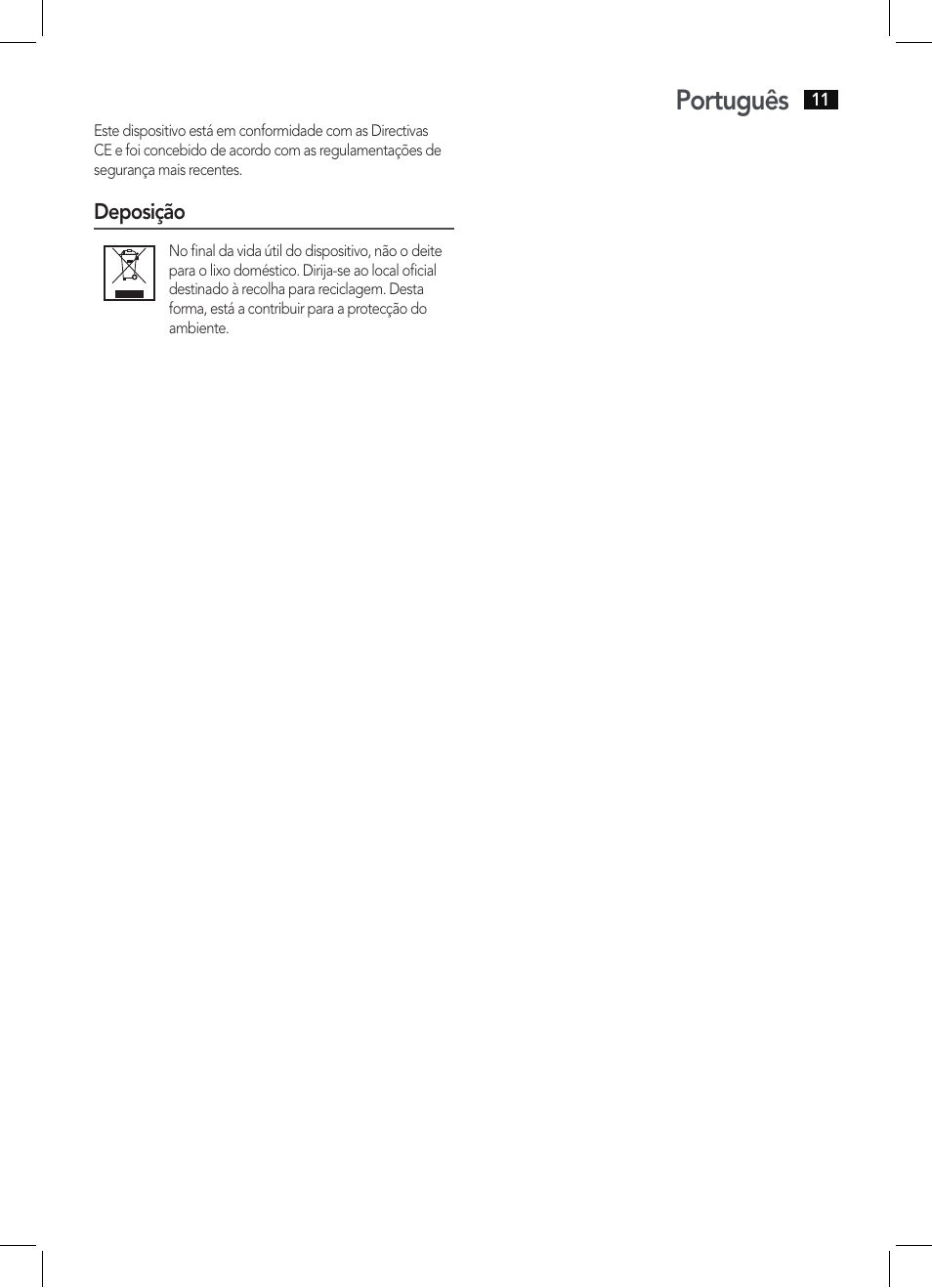 Português | AEG KH 4220 User Manual | Page 11 / 24
