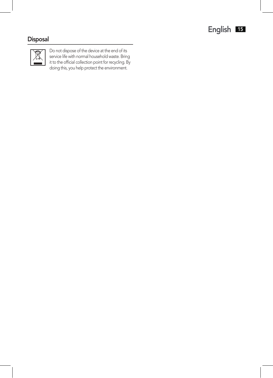English | AEG KH 4220 User Manual | Page 15 / 24