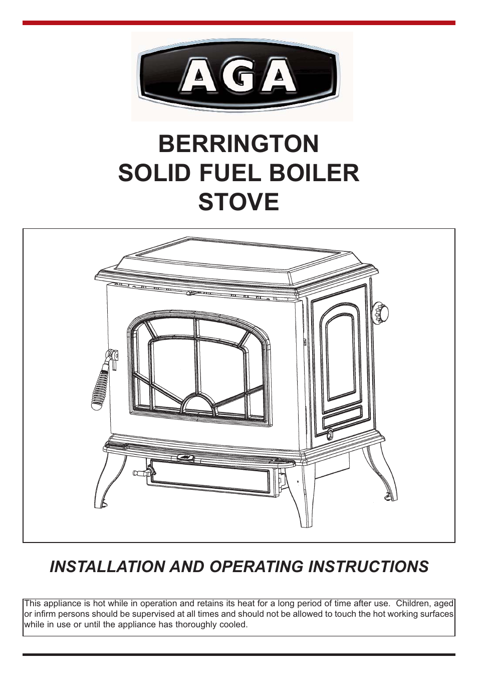 Aga Ranges Berrington User Manual | 14 pages