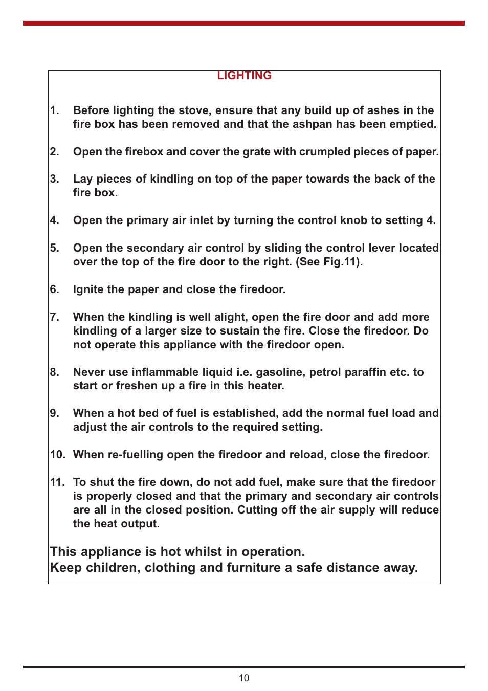 Aga Ranges Berrington User Manual | Page 11 / 14