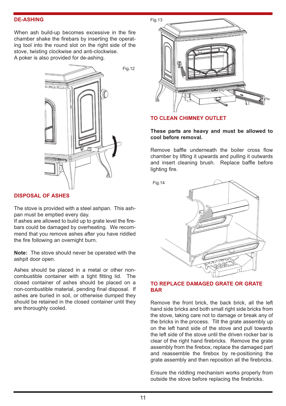 Aga Ranges Berrington User Manual | Page 12 / 14