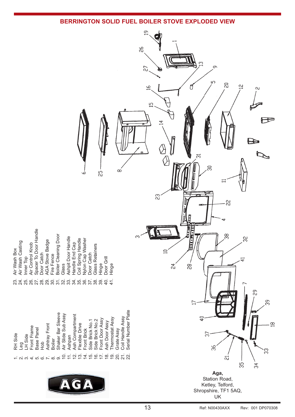 Aga Ranges Berrington User Manual | Page 14 / 14