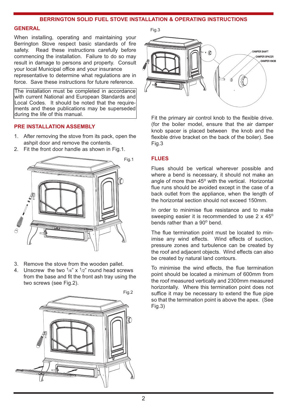 Aga Ranges Berrington User Manual | Page 3 / 14