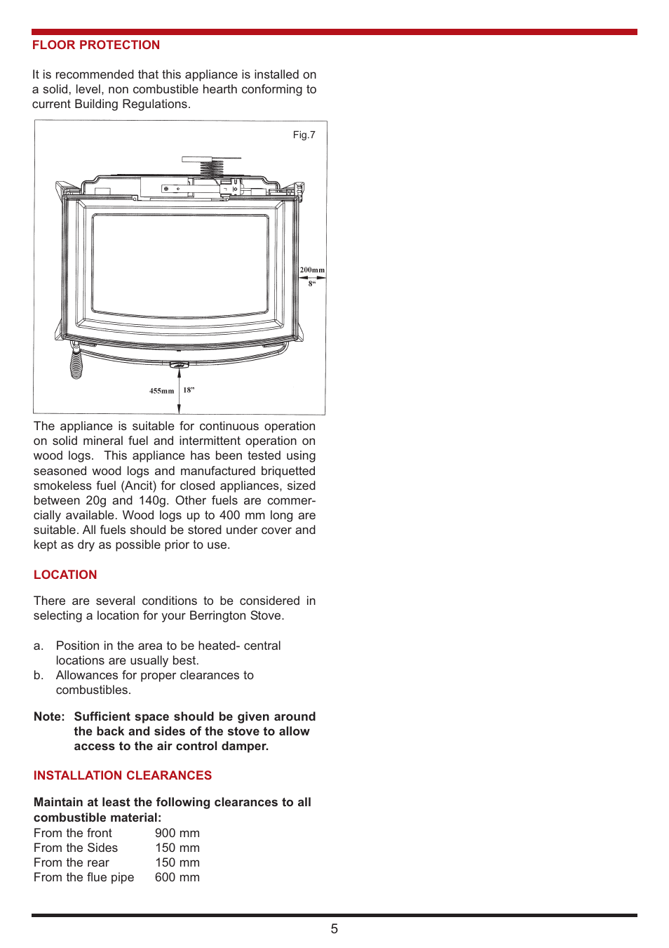 Aga Ranges Berrington User Manual | Page 6 / 14