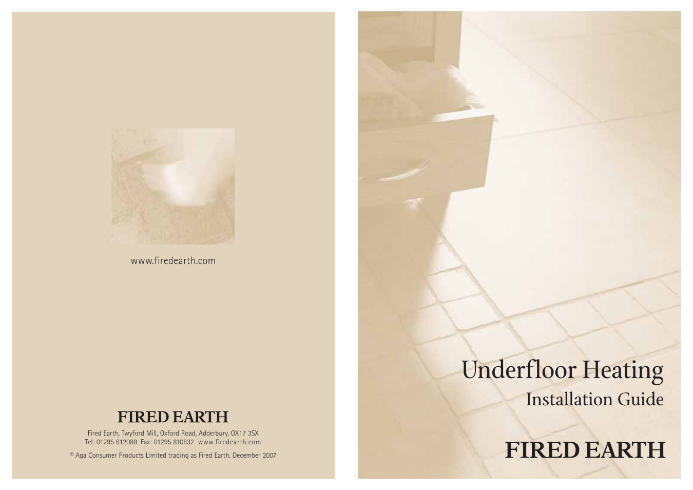 Aga Ranges Fired Earth Underfloor Heating User Manual | 6 pages