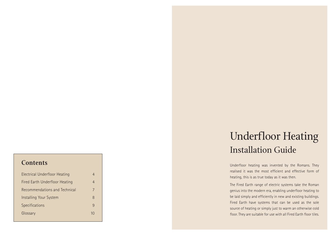 Aga Ranges Fired Earth Underfloor Heating User Manual | Page 2 / 6