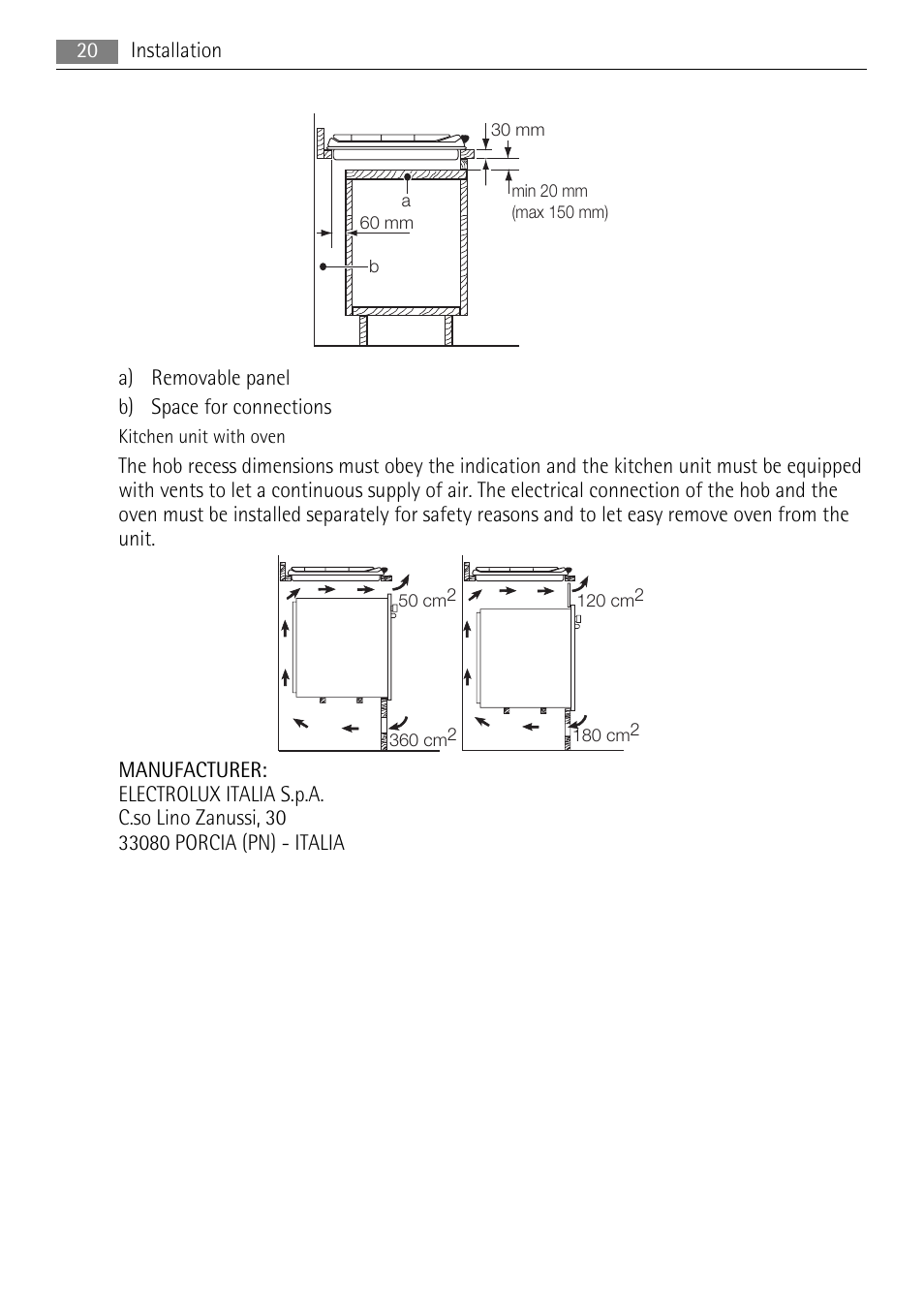 AEG HK312000H User Manual | Page 20 / 52