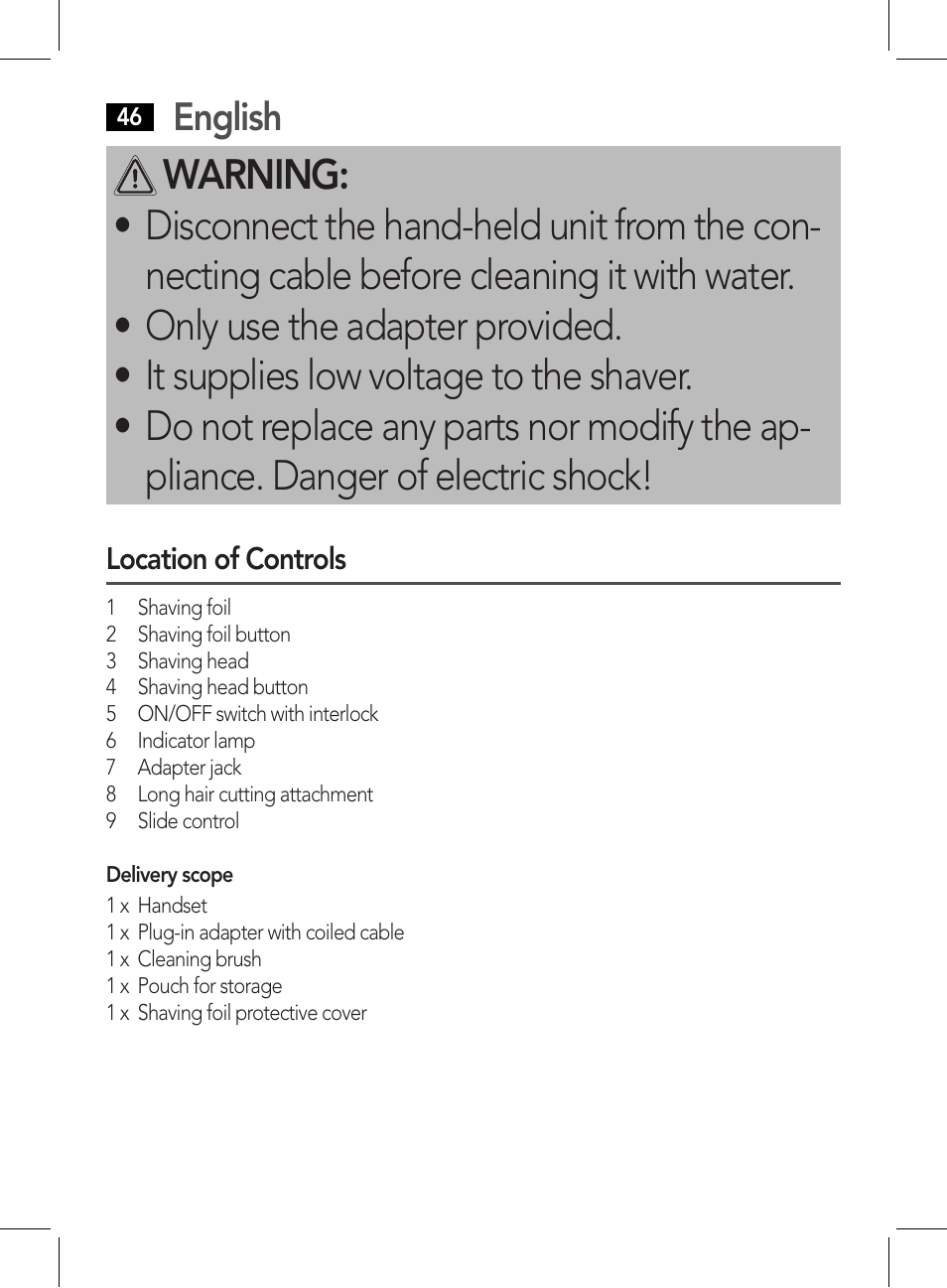 English | AEG HR 5626 User Manual | Page 46 / 86