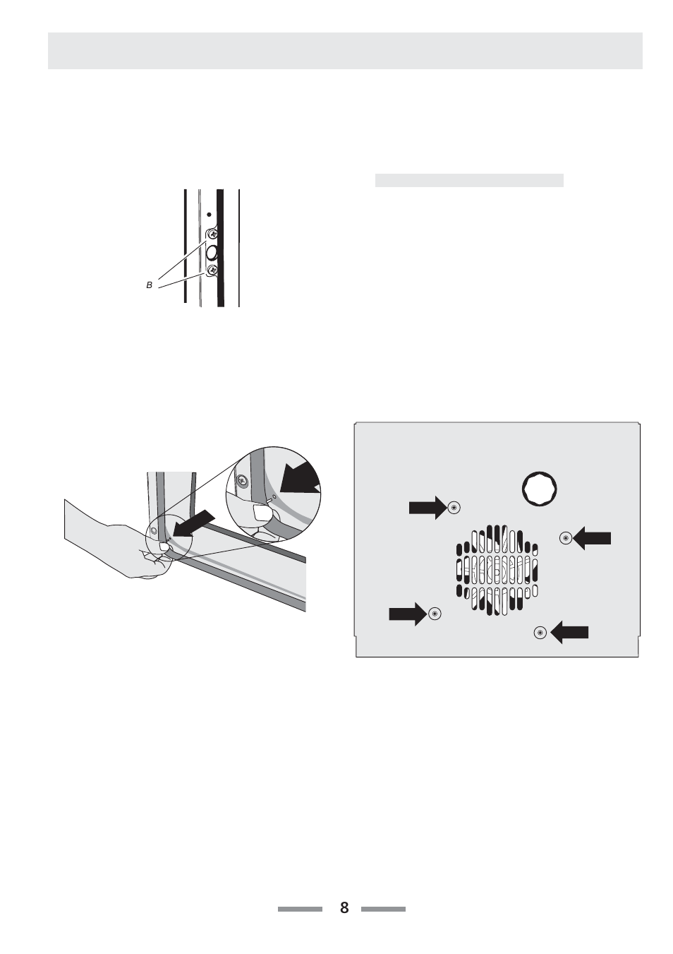 To change oven door catch, To change oven door seal, To adjust oven door catch keep | To change ignition generator, To remove oven inner back | Aga Ranges F104010-01 User Manual | Page 8 / 16