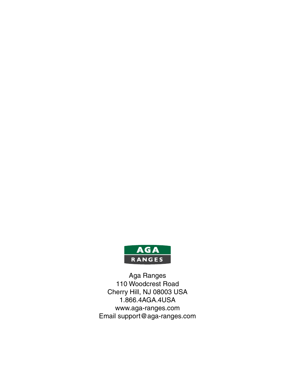 Aga Ranges LEGACY 36 F104650-01 User Manual | Page 16 / 16
