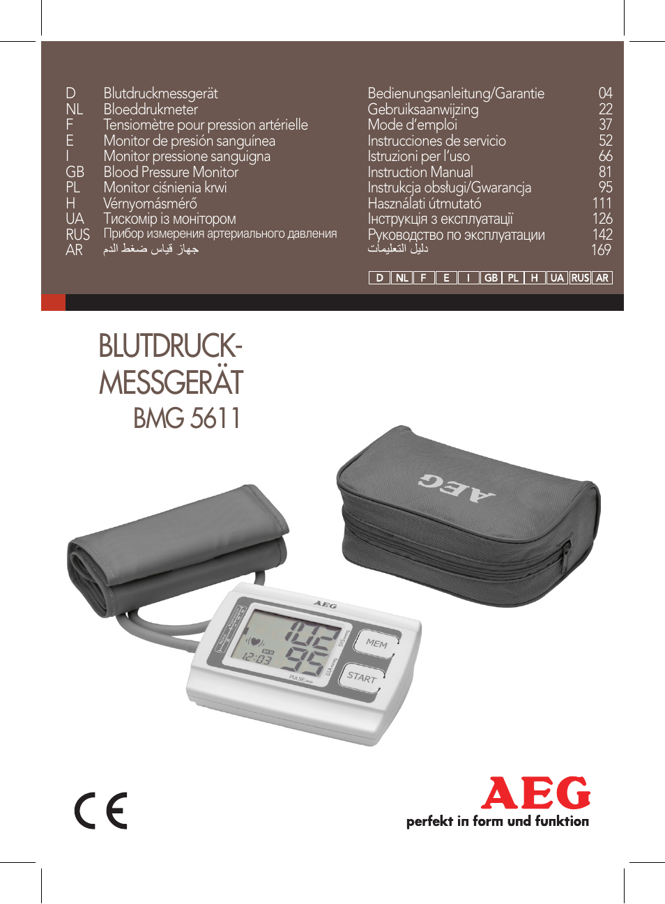AEG BMG 5611 User Manual | 170 pages