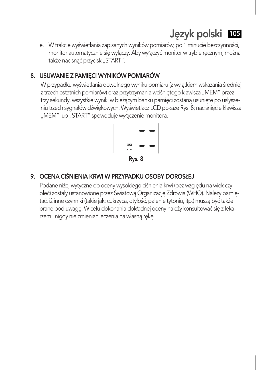 Język polski | AEG BMG 5611 User Manual | Page 105 / 170