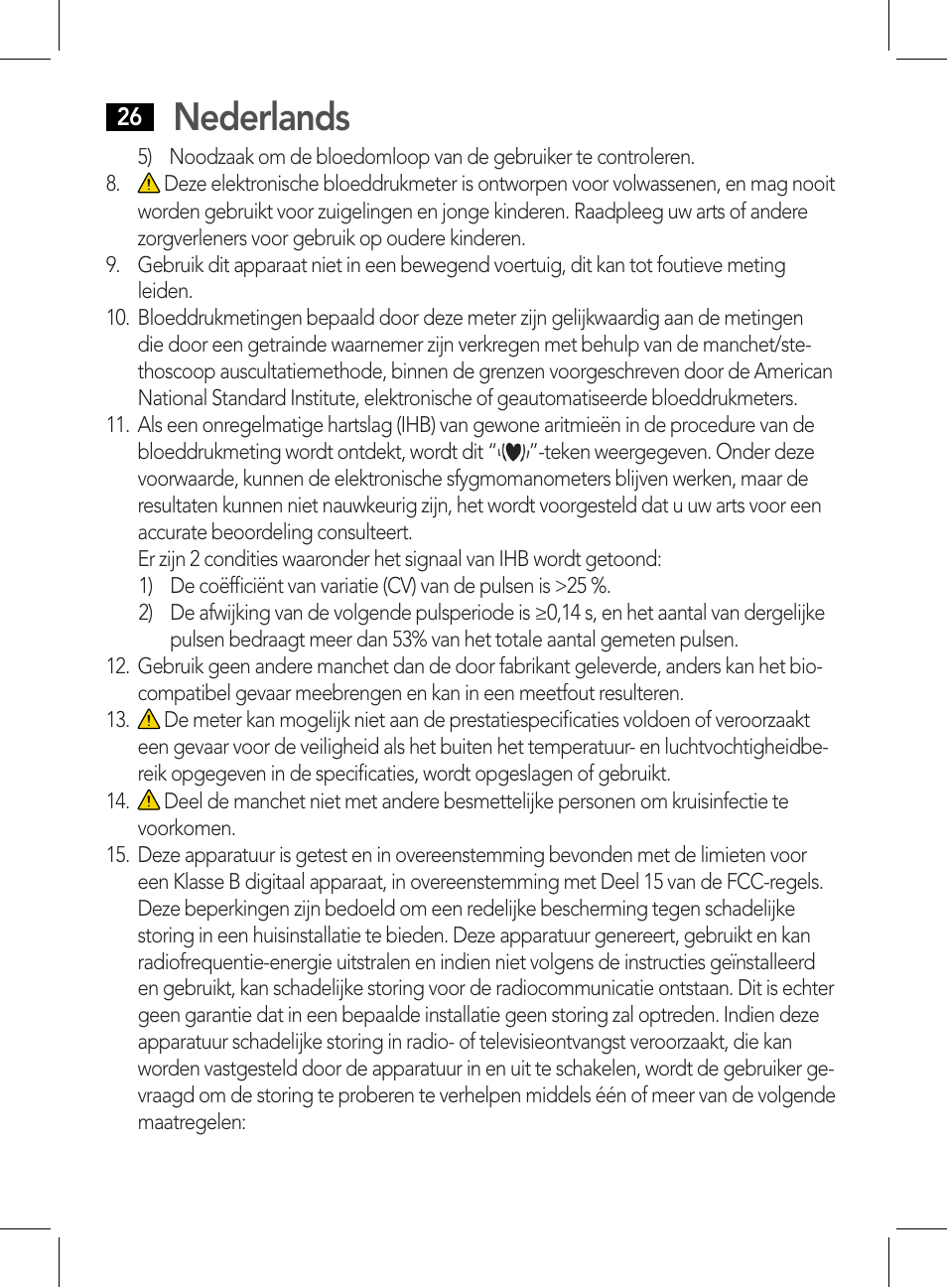 Nederlands | AEG BMG 5611 User Manual | Page 26 / 170