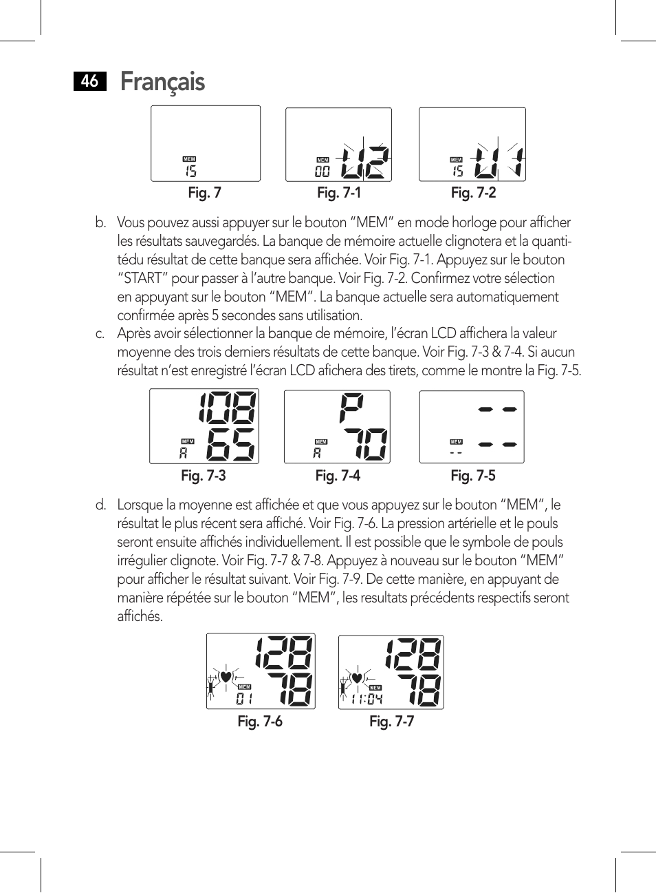 Français | AEG BMG 5611 User Manual | Page 46 / 170