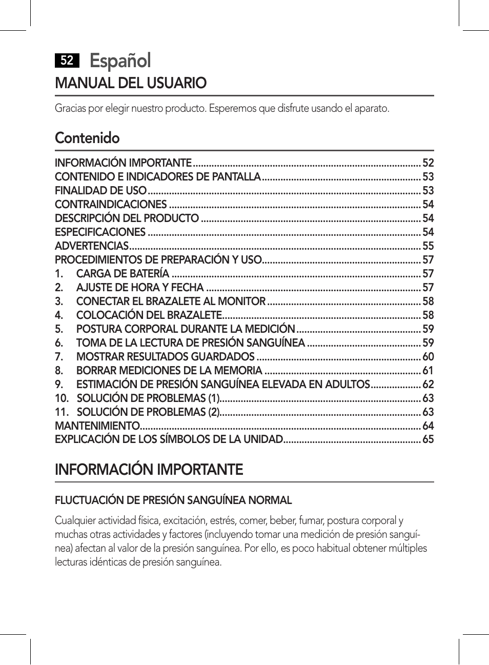 Español | AEG BMG 5611 User Manual | Page 52 / 170