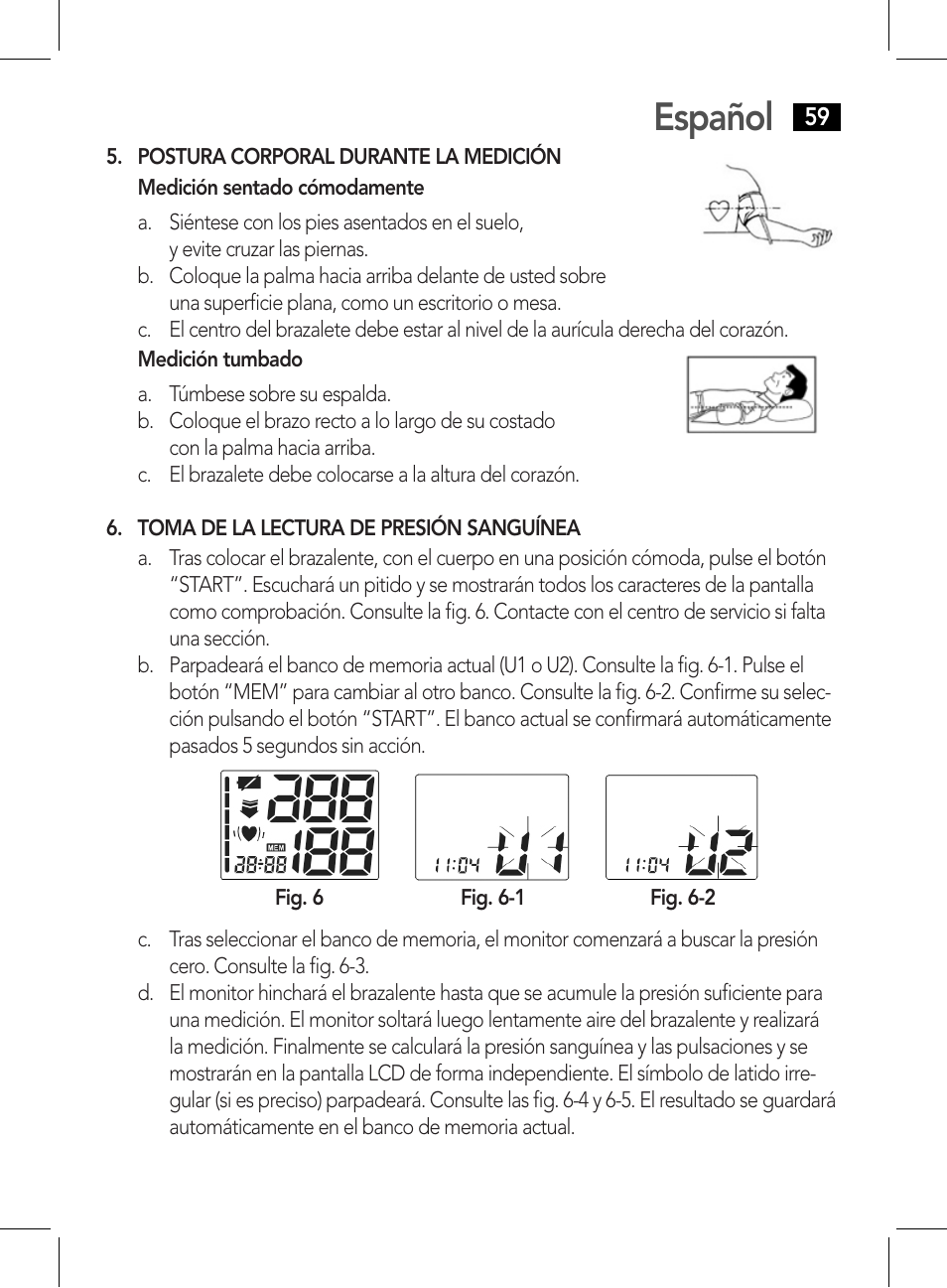 Español | AEG BMG 5611 User Manual | Page 59 / 170