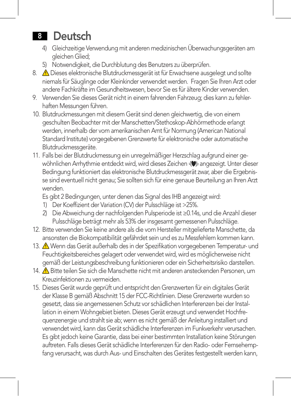 Deutsch | AEG BMG 5611 User Manual | Page 8 / 170