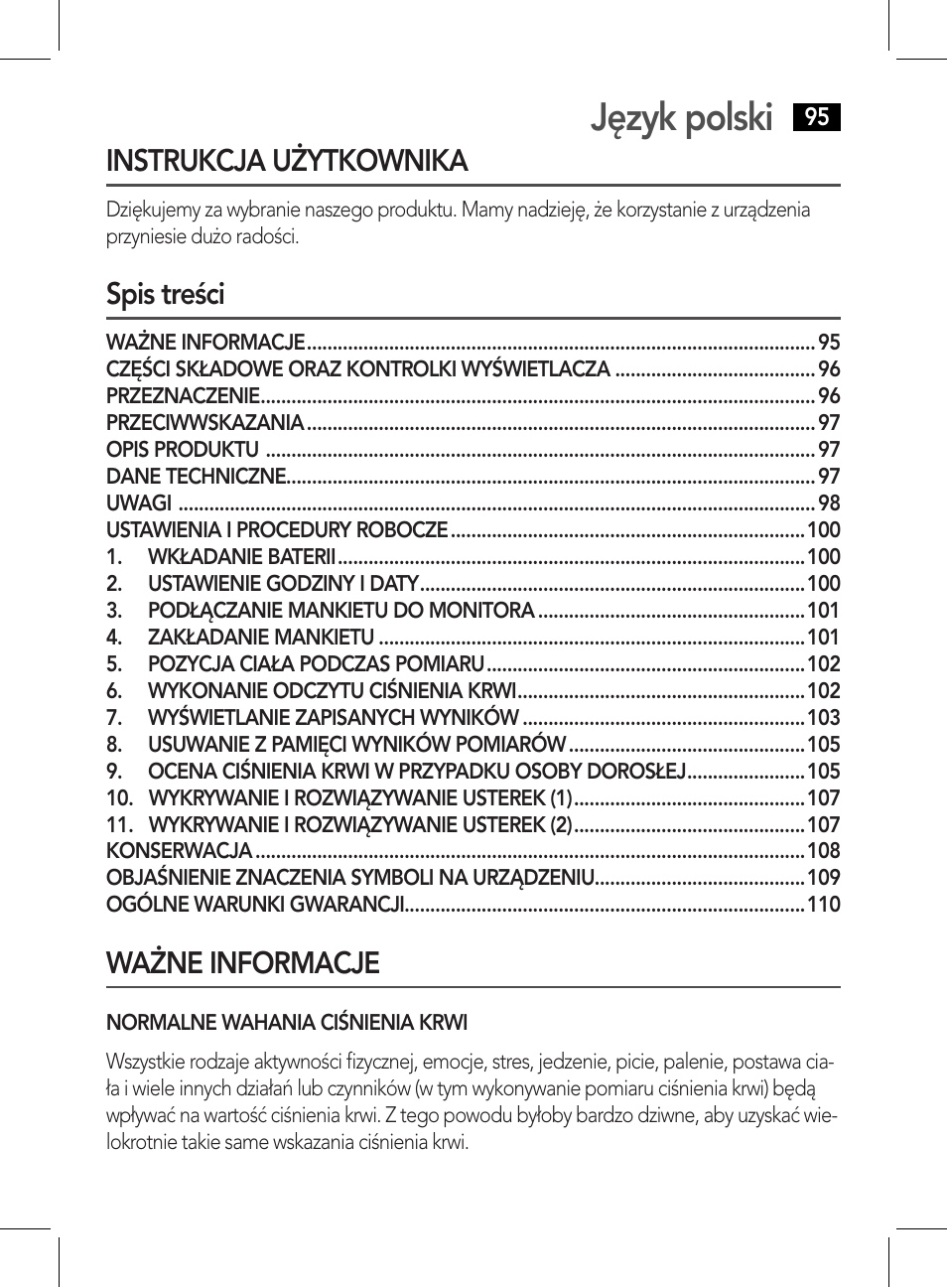 Język polski | AEG BMG 5611 User Manual | Page 95 / 170