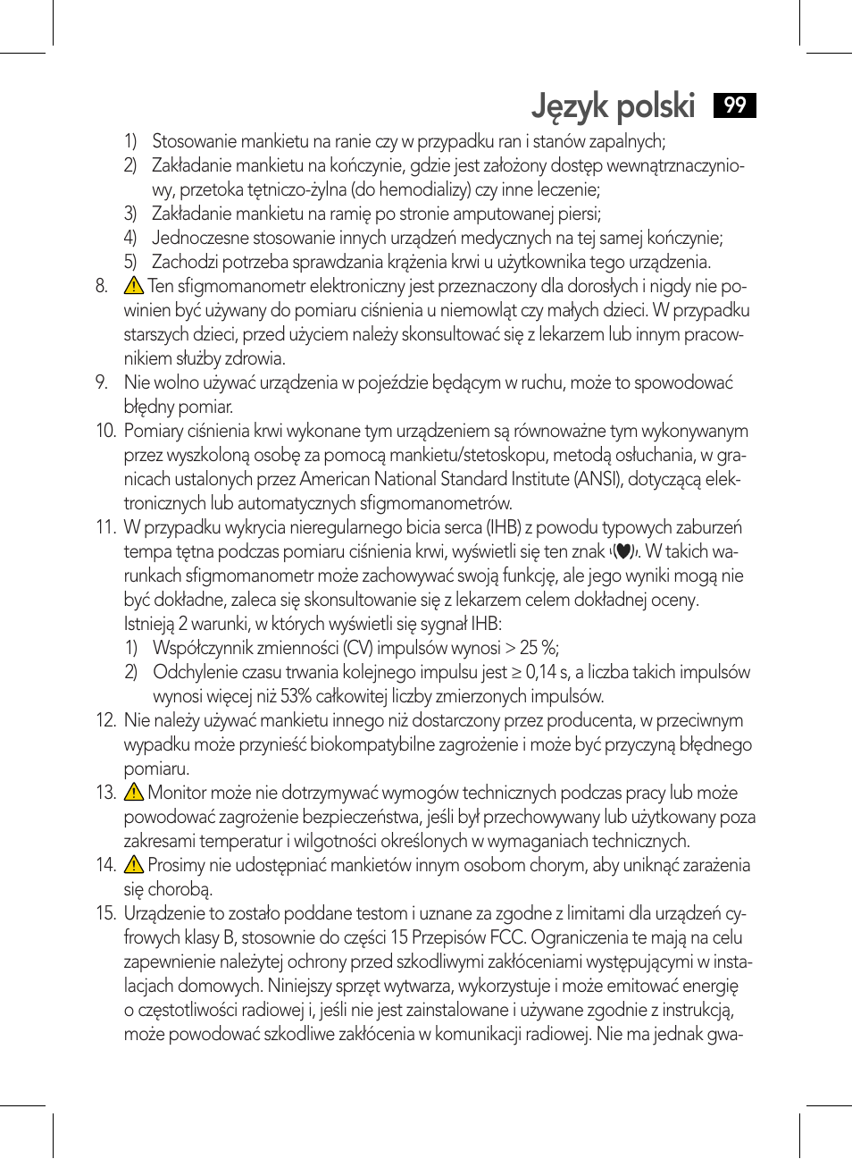 Język polski | AEG BMG 5611 User Manual | Page 99 / 170