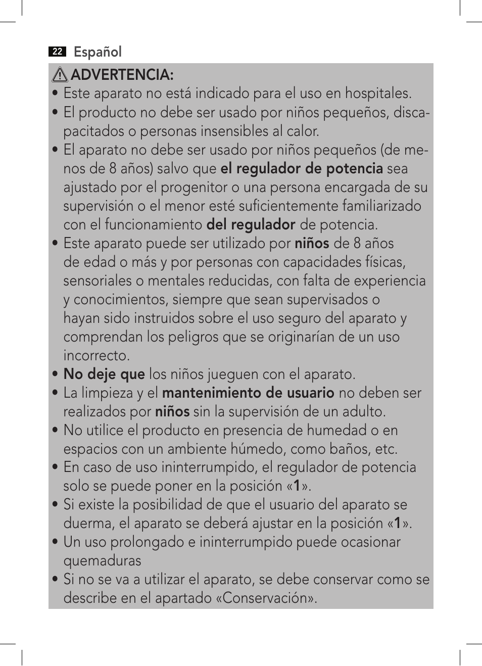 AEG FW 5645 User Manual | Page 22 / 66