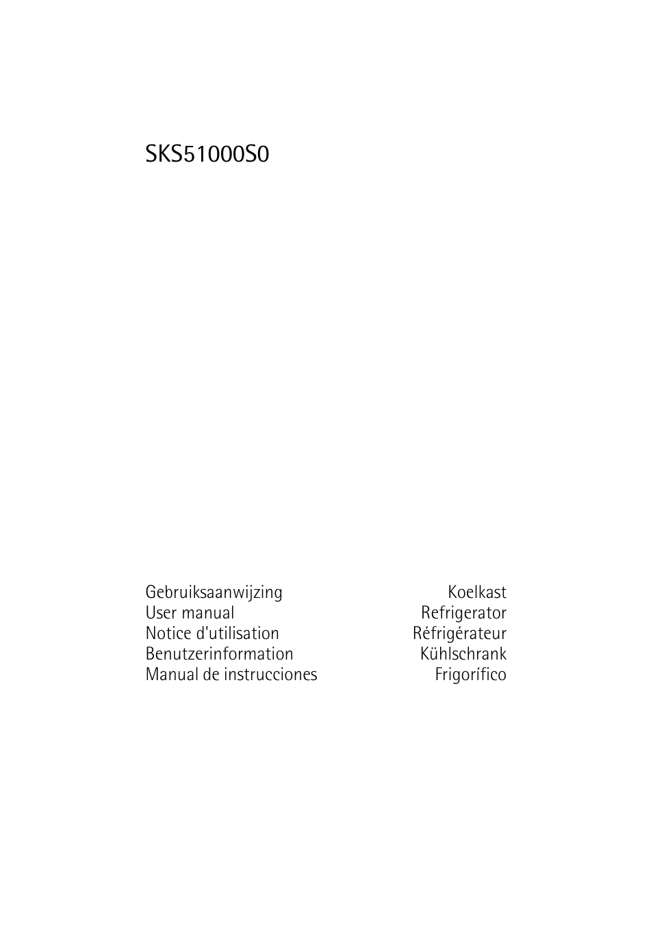 AEG SKD81840S1 User Manual | 84 pages